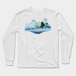 Cliffs on the Ocean Long Sleeve T-Shirt